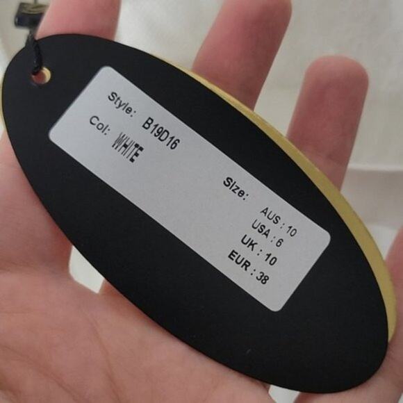 Bariano white Object of My Perfection Lace Detail Sweetheart Wedding Dress NEW 6 - Picture 10 of 12